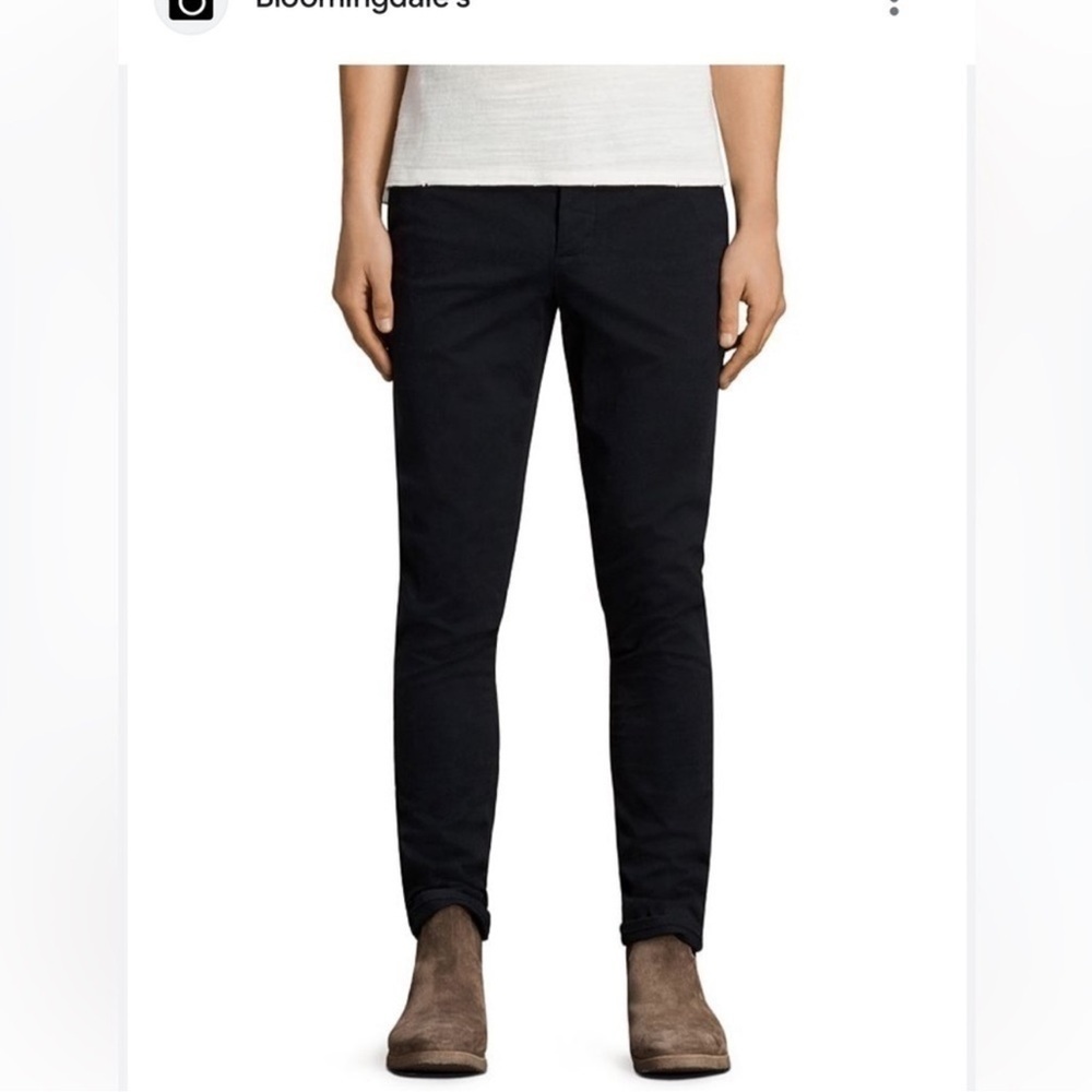 All saints mast black pants jeans size W29
